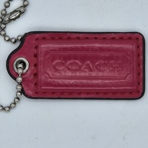 Coach Pink Hangtag 1.75